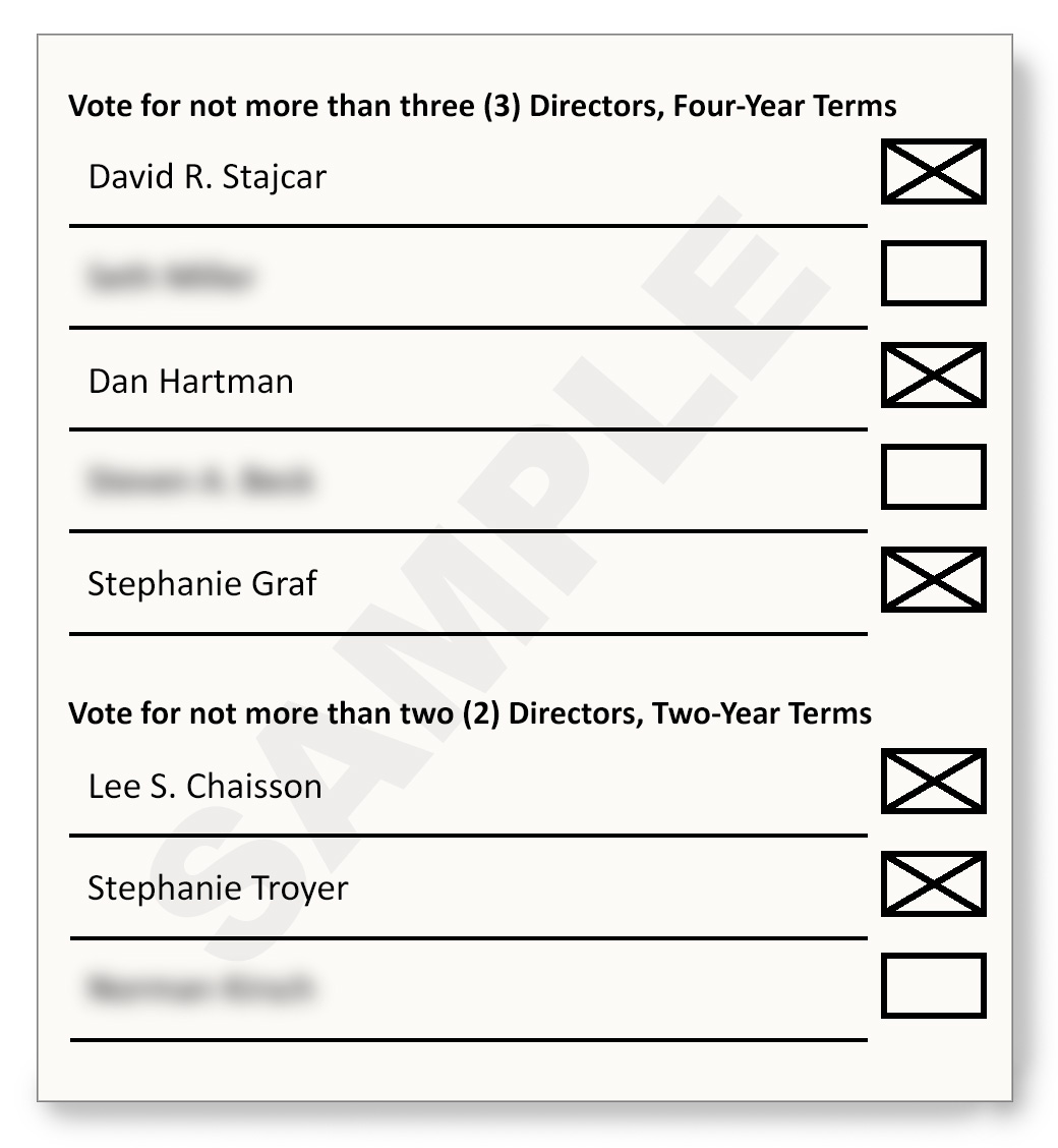sample ballot